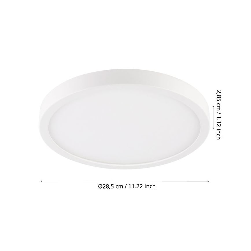 Eglo - LED Bathroom ceiling light LED/20,5W/230V IP44 white