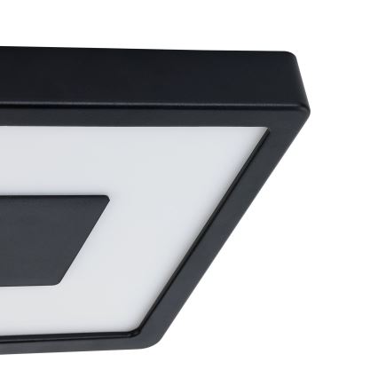 Eglo - LED Outdoor ceiling light LED/17W/230V IP44 black