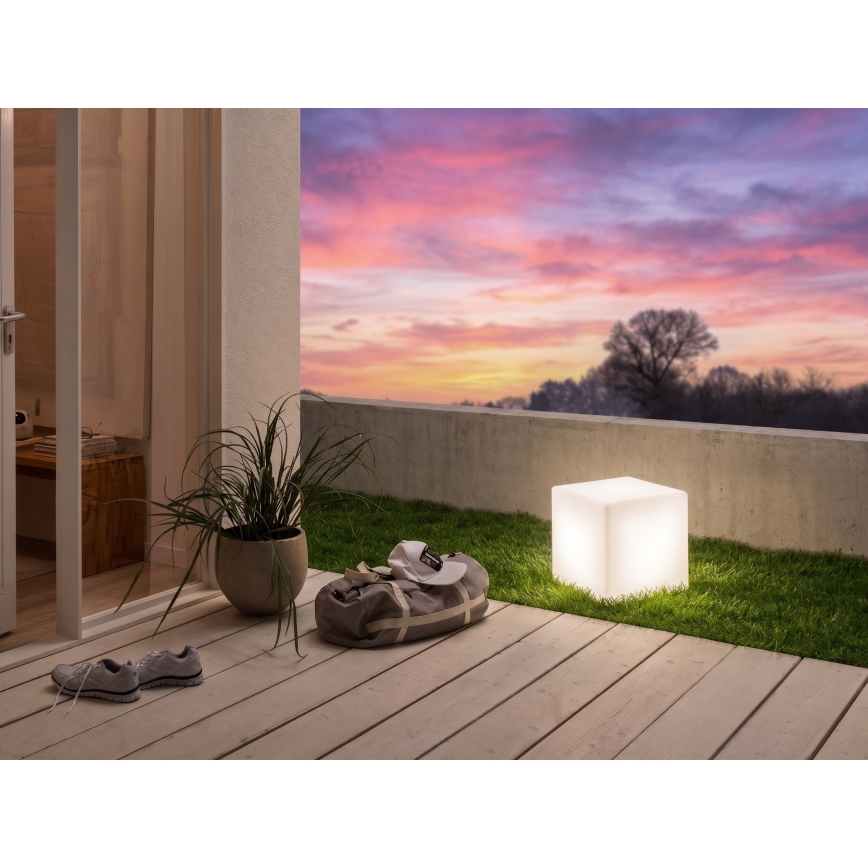 Eglo - Outdoor floor lamp 1xE27/15W/230V 30x30 cm IP65
