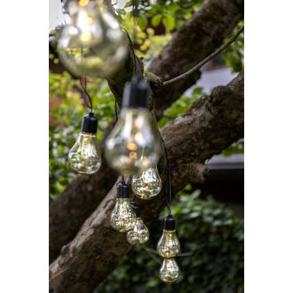 Eglo - LED Outdoor decorative chain 10xLED/0,06W/3V IP44