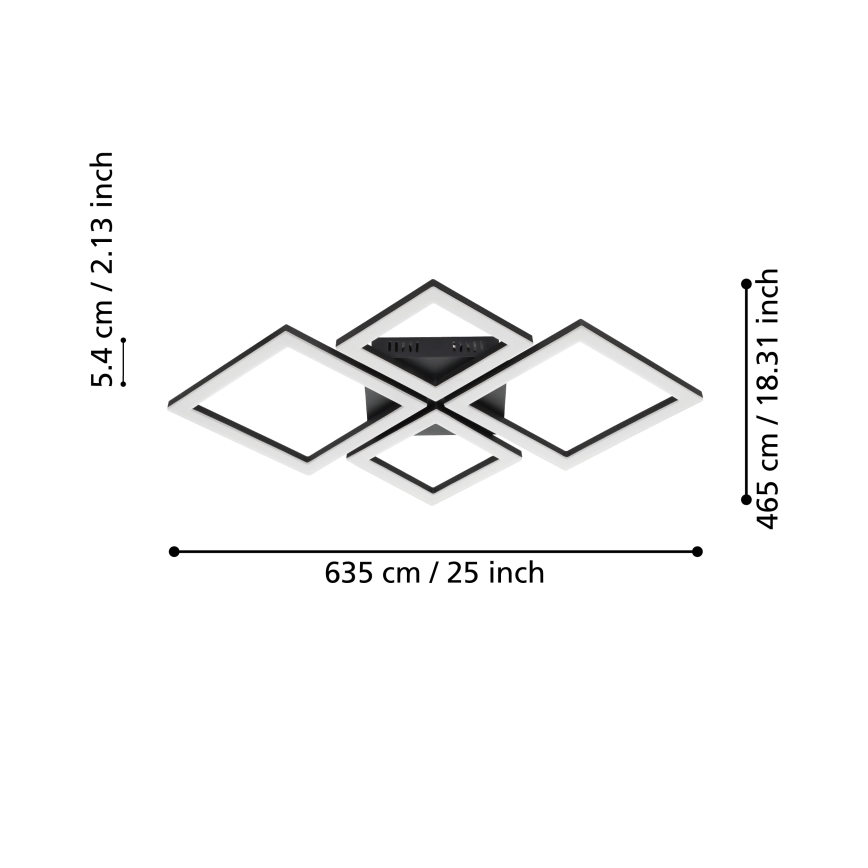 Eglo - LED Dimmable ceiling light LED/42W/230V