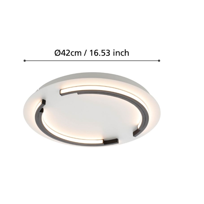Eglo - LED Dimmable ceiling light LED/25W/230V 3000K d. 42 cm