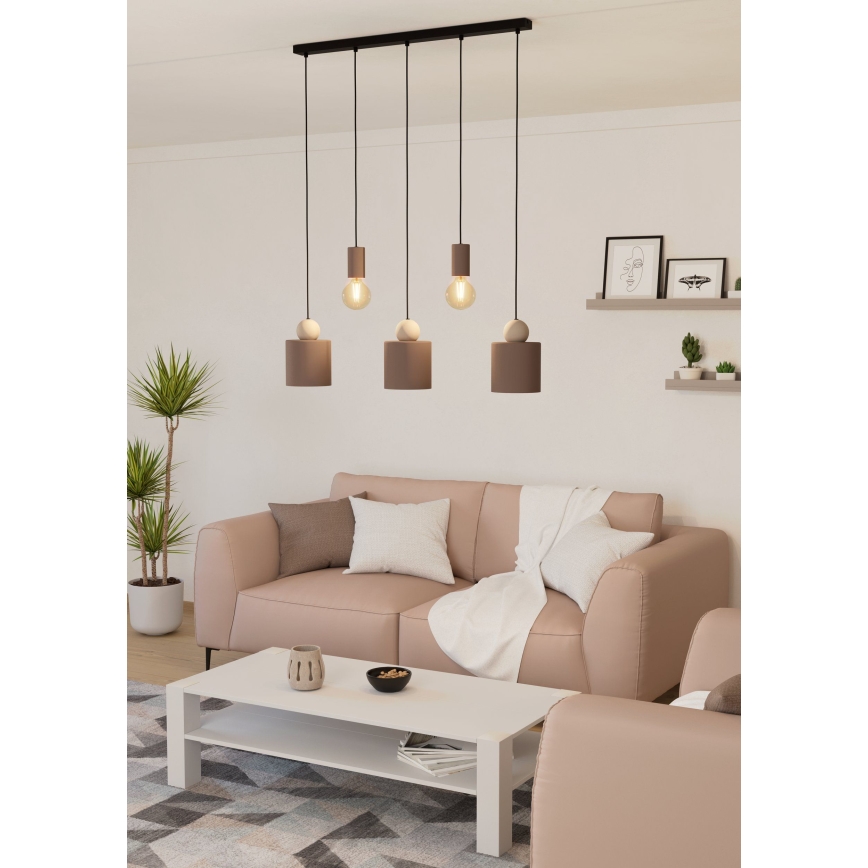 Eglo - Chandelier on a string 5xE27/40W/230V