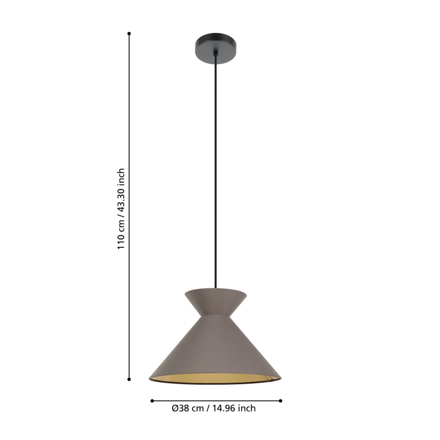 Eglo - Chandelier on a string 1xE27/40W/230V