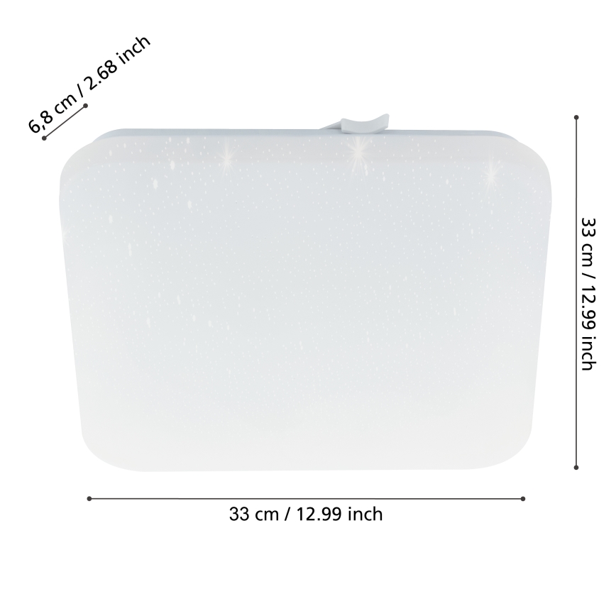 Eglo - LED Bathroom ceiling light LED/14,6W/230V IP44