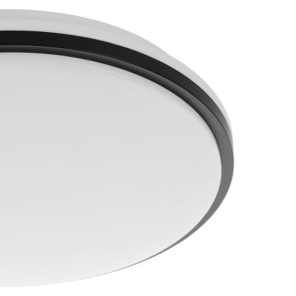Eglo - LED Bathroom ceiling light LED/15,6W/230V IP44 shiny chrome