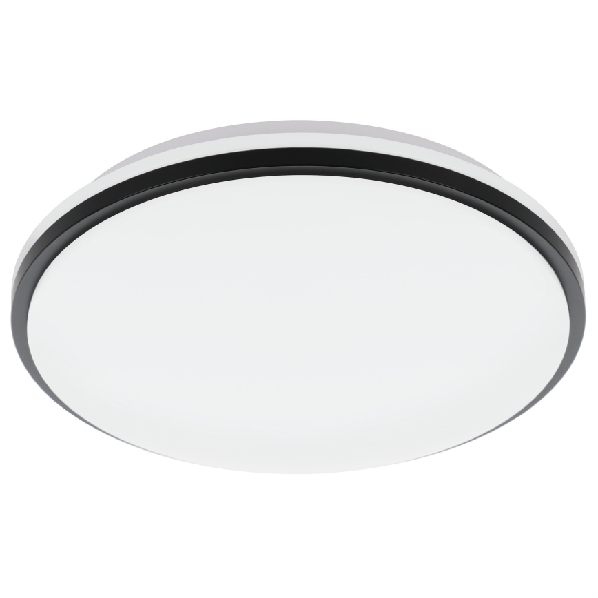 Eglo - LED Bathroom ceiling light LED/15,6W/230V IP44 black