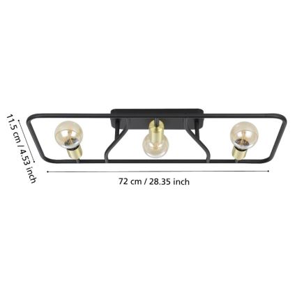 Eglo - Ceiling light 3xE27/40W/230V