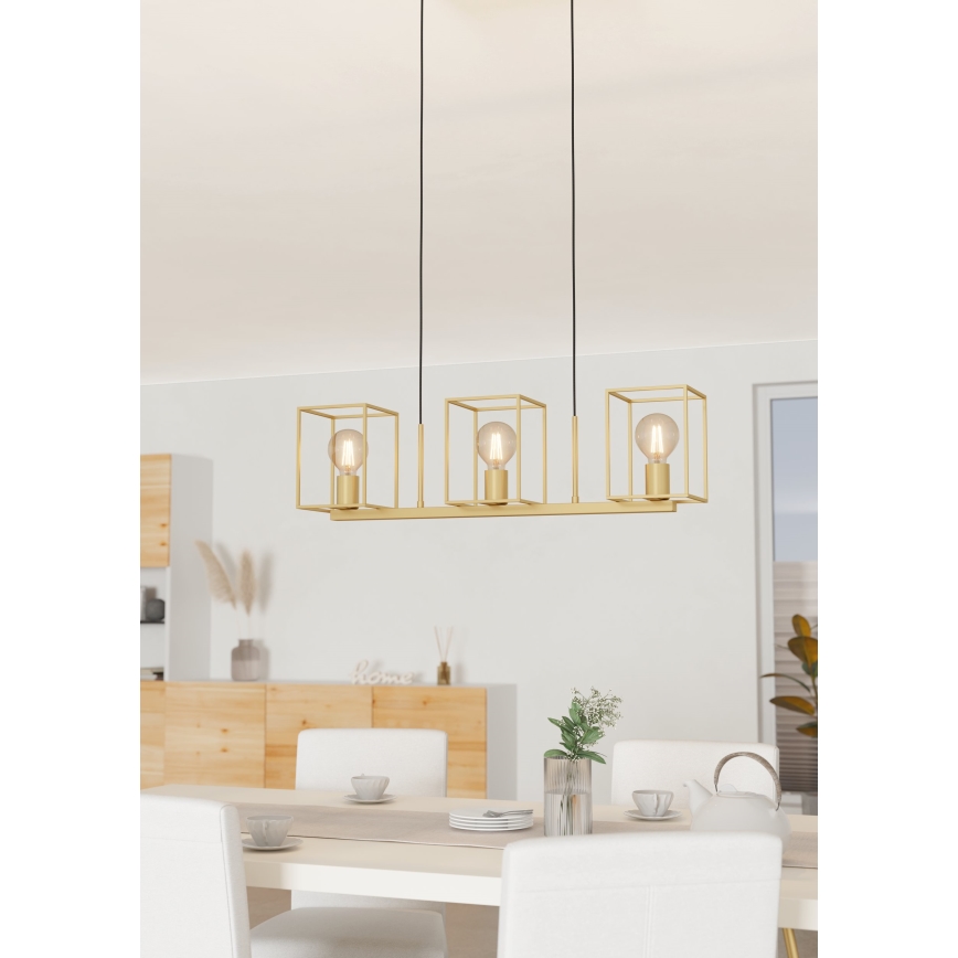 Eglo - Chandelier on a string 3xE27/40W/230V