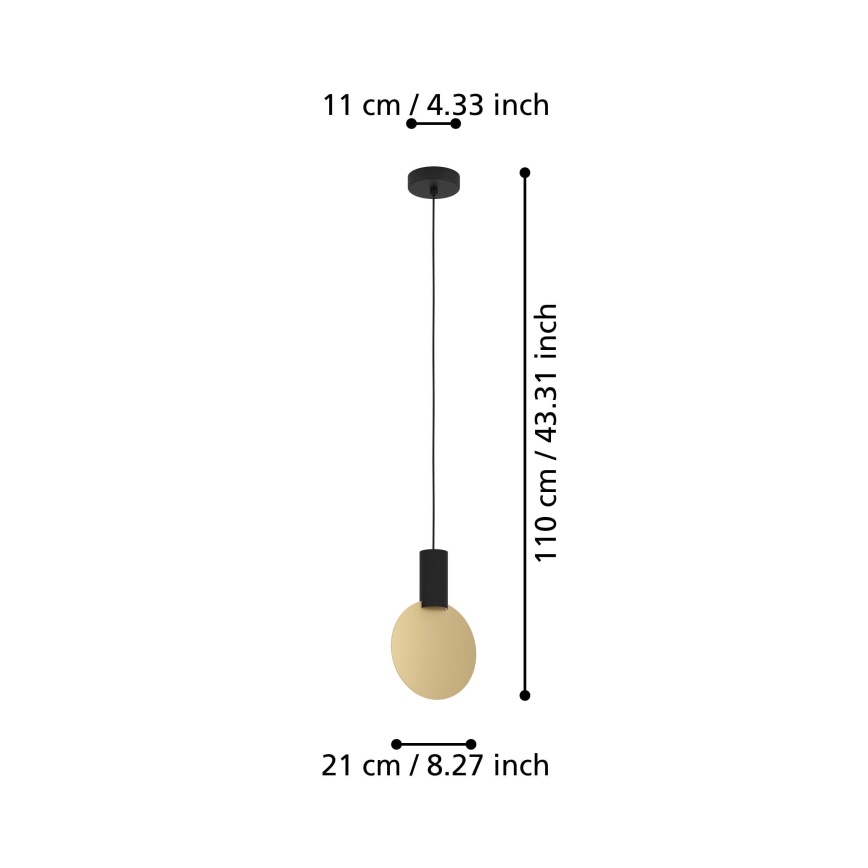 Eglo - LED Chandelier on a string 1xGU10/4,5W/230V 3000K