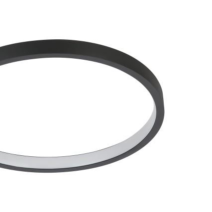 Eglo - LED Dimmable ceiling light LED/15W/230V black + remote control