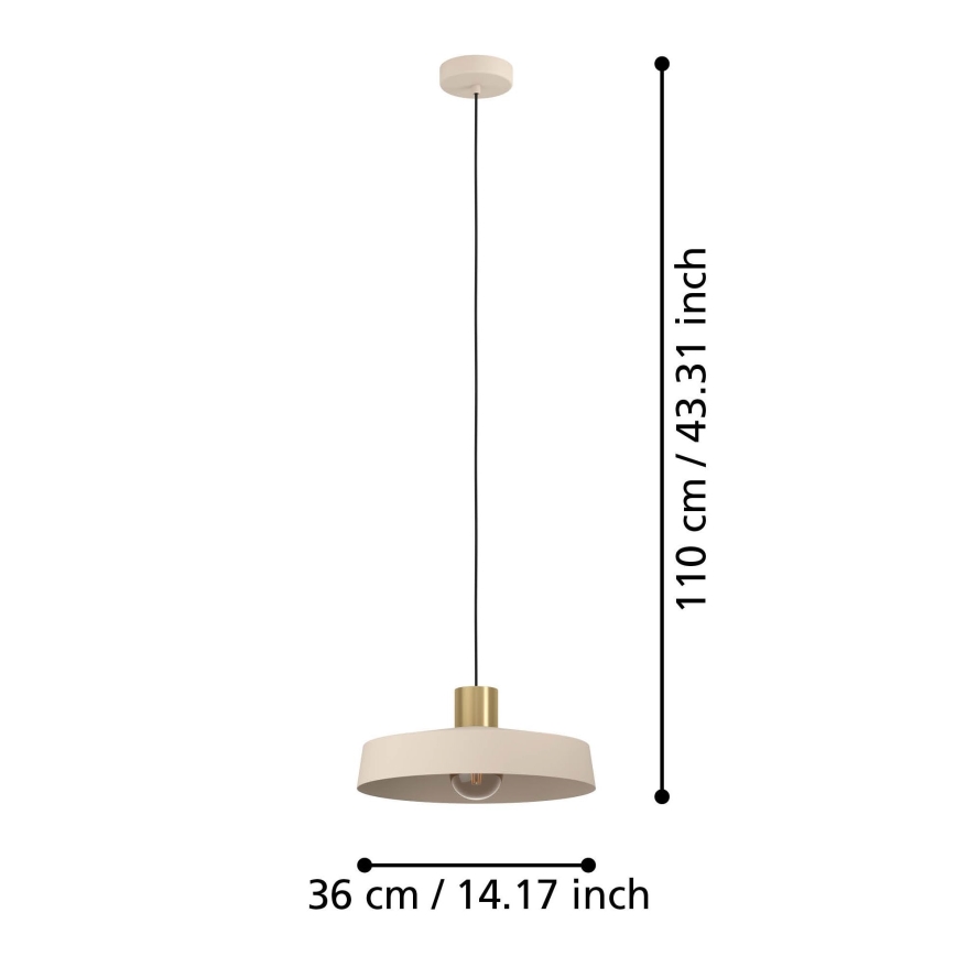Eglo - Chandelier on a string 1xE27/40W/230V