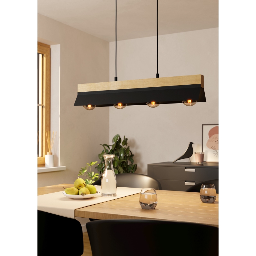 Eglo - Chandelier on a string 4xE27/40W/230V
