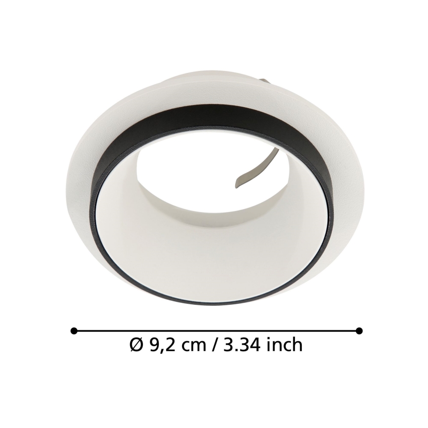 Eglo - Recessed light 1xGU10/35W/230V white
