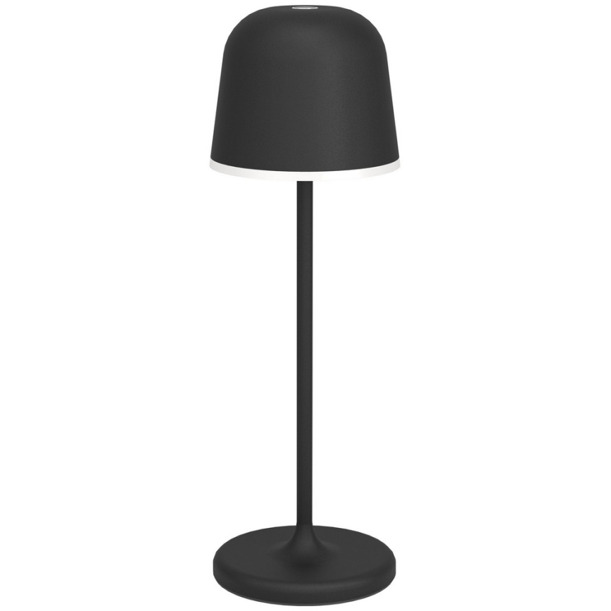 Eglo - LED Dimmable outdoor rechargeable lamp LED/2,2W/5V 1800 mAh black IP54