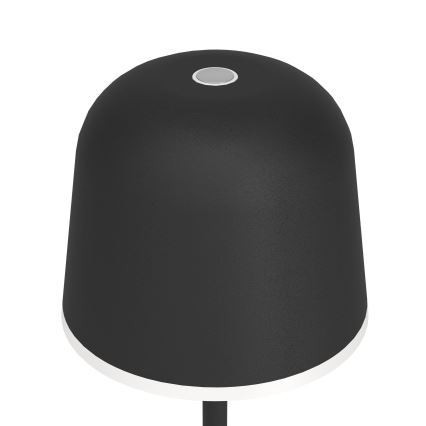 Eglo - LED Dimmable outdoor rechargeable lamp LED/2,2W/5V 1800 mAh black IP54
