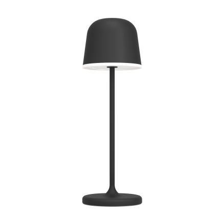 Eglo - LED Dimmable outdoor rechargeable lamp LED/2,2W/5V 1800 mAh black IP54