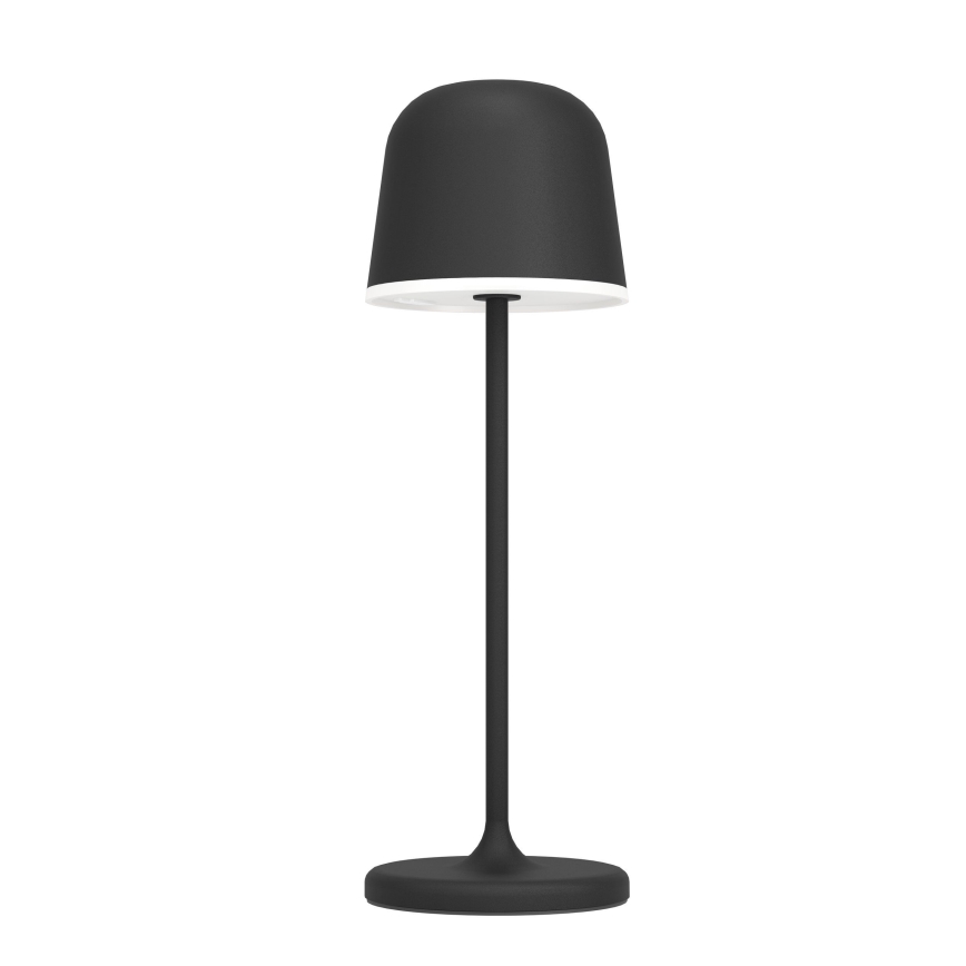 Eglo - LED Dimmable outdoor rechargeable lamp LED/2,2W/5V 1800 mAh black IP54