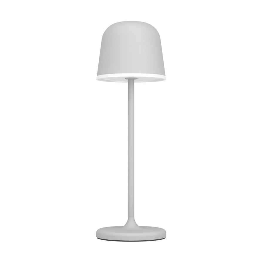 Eglo - LED Dimmable outdoor rechargeable lamp LED/2,2W/5V 1800 mAh grey IP54