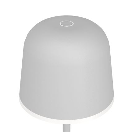 Eglo - LED Dimmable outdoor rechargeable lamp LED/2,2W/5V 1800 mAh grey IP54