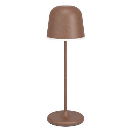 Eglo - LED Dimmable outdoor rechargeable lamp LED/2,2W/5V 1800mAh brown IP54
