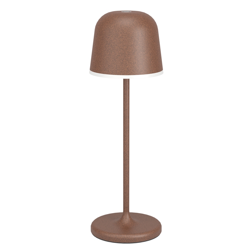 Eglo - LED Dimmable outdoor rechargeable lamp LED/2,2W/5V 1800mAh brown IP54