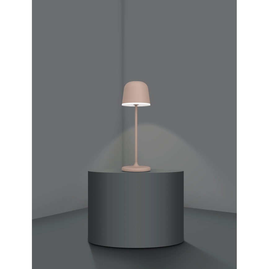 Eglo - LED Dimmable outdoor rechargeable lamp LED/2,2W/5V 1800mAh brown IP54