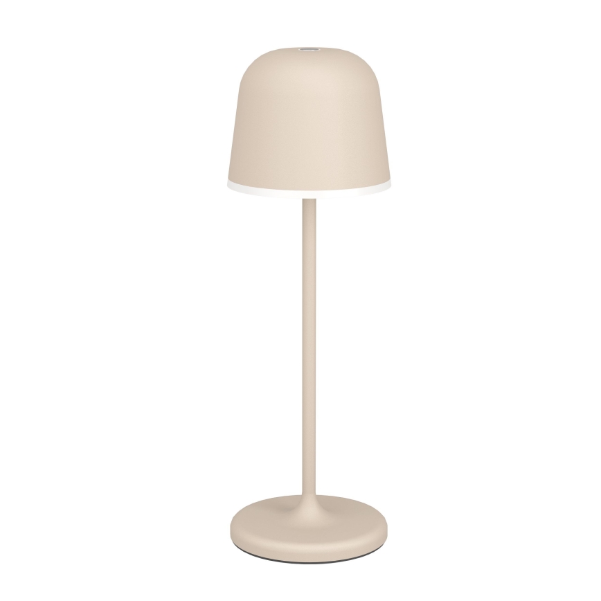 Eglo - LED Dimmable outdoor rechargeable lamp LED/2,2W/5V 1800mAh beige IP54