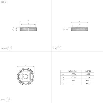 Eglo - LED Ceiling light LED/24W/230V