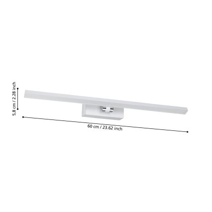 Eglo - LED Bathroom mirror lighting LED/5W/230V IP44 white