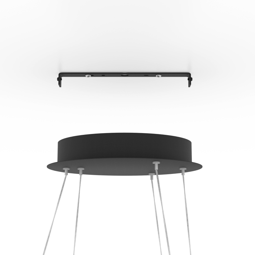 Eglo - LED Dimmable chandelier on a string LED/43,2W/230V black