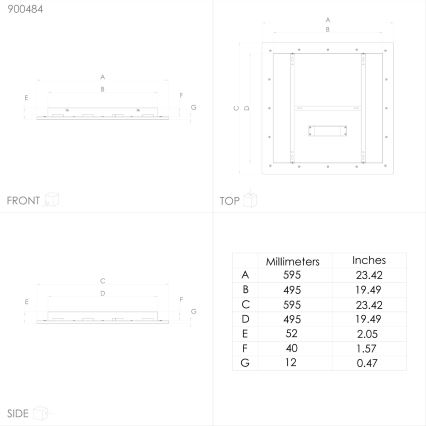 Eglo - LED RGBW Dimmable ceiling light LED/35,5W/230V