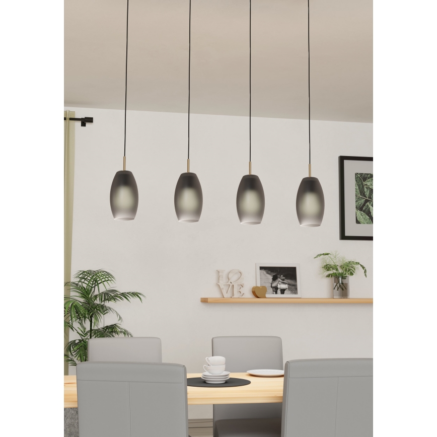 Eglo - Chandelier on a string 4xE27/40W/230V