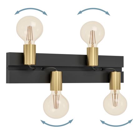 Eglo - Ceiling light 4xE27/10W/230V