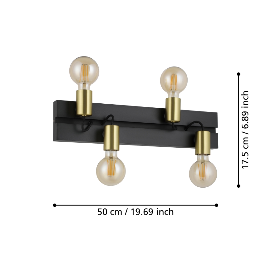 Eglo - Ceiling light 4xE27/10W/230V