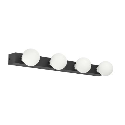 Eglo - Wall light 4xE27/40W/230V black