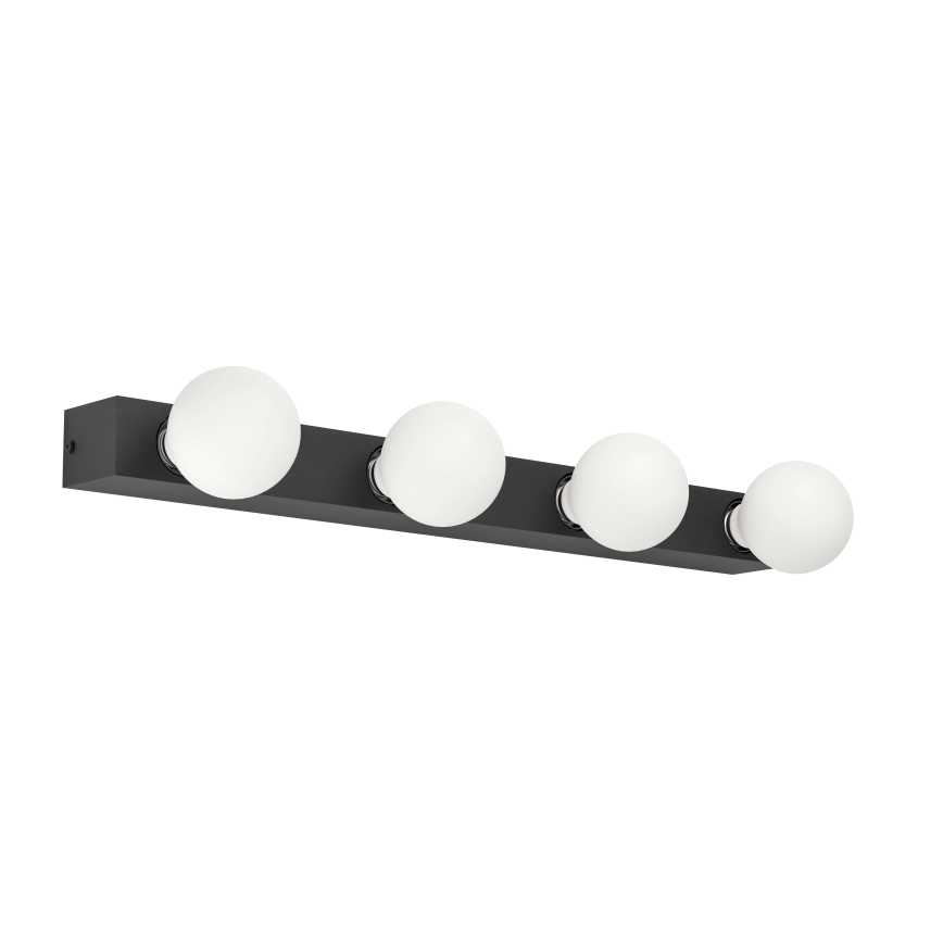 Eglo - Wall light 4xE27/40W/230V black