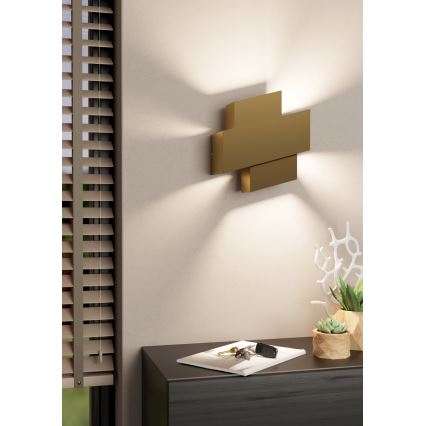Eglo - Wall light 1xE27/40W/230V gold