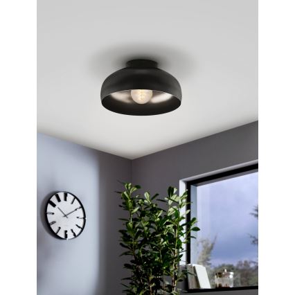 Eglo - Ceiling light 1xE27/40W/230V black