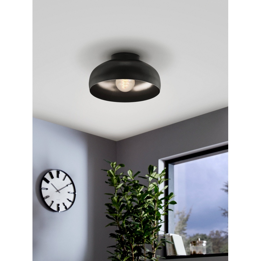Eglo - Ceiling light 1xE27/40W/230V black