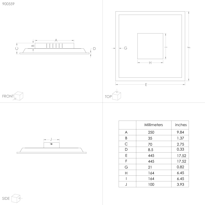 Eglo - LED Ceiling light LED/28W/230V