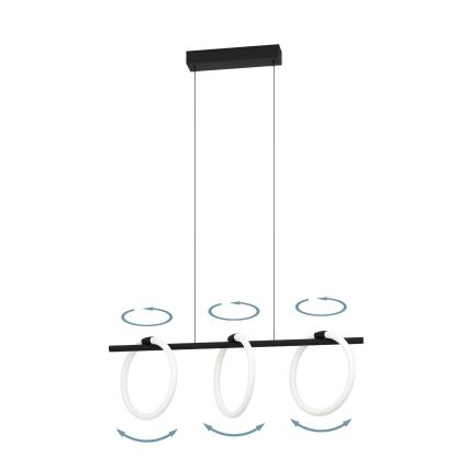 Eglo - LED Chandelier on a string 3xLED/9W/230V