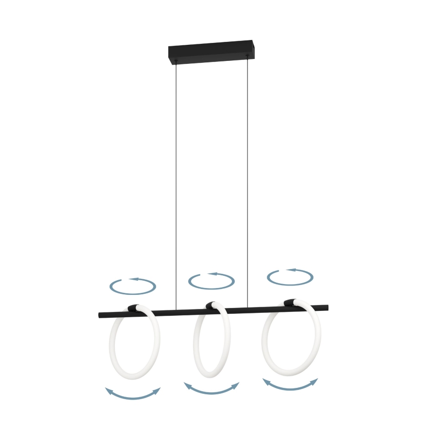 Eglo - LED Chandelier on a string 3xLED/9W/230V