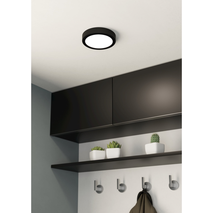 Eglo - LED Dimmable ceiling light LED/11W/230V black