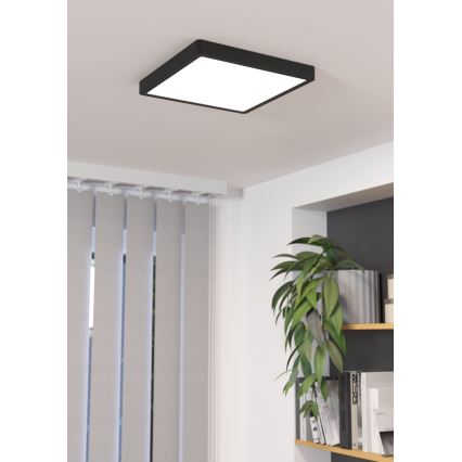 Eglo - LED Dimmable ceiling light LED/20,5W/230V black