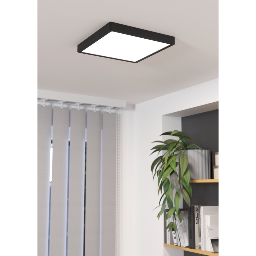 Eglo - LED Dimmable ceiling light LED/20,5W/230V black