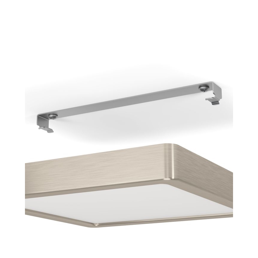 Eglo - LED Dimmable ceiling light LED/17W/230V matte chrome