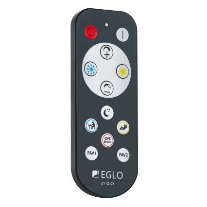 Eglo - LED Dimmable ceiling light LED/25,6W/230V + remote control