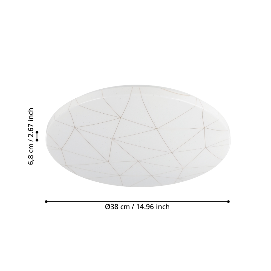 Eglo - LED Ceiling light LED/19,5W/230V