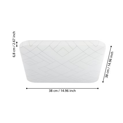 Eglo - LED Ceiling light LED/19,5W/230V